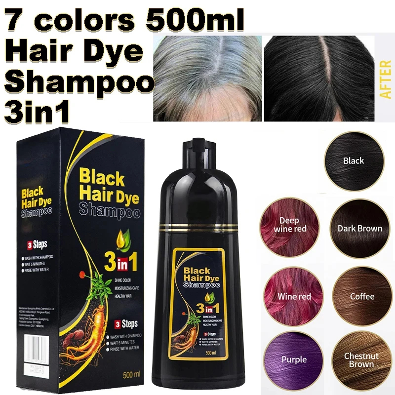 Hair Spray Color - Szampon koloryzujący do włosów czarnych 3