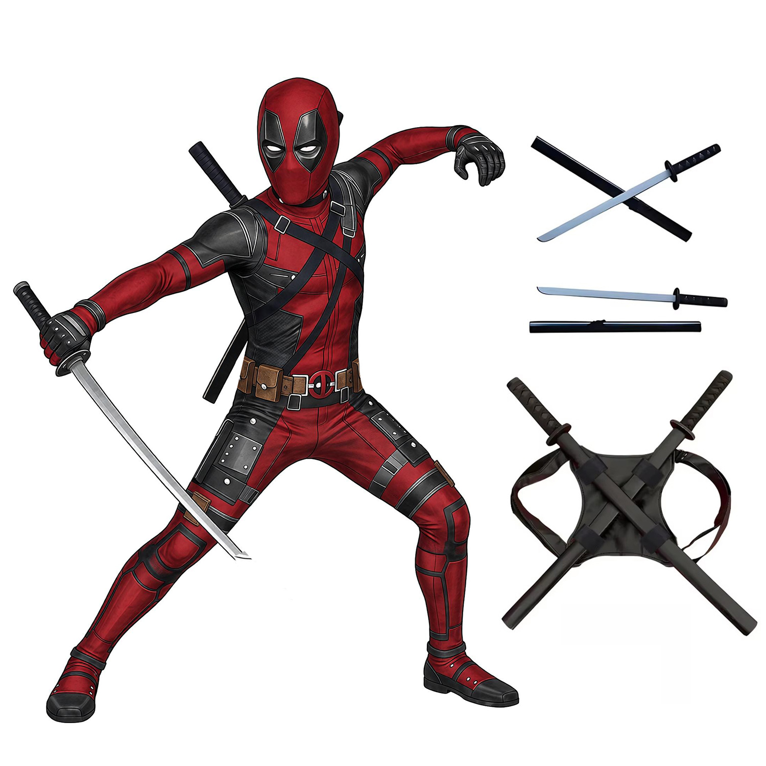 Kostium Cosplay Deadpool na Ha – Cosplay Prop Dagger recenzja i cena